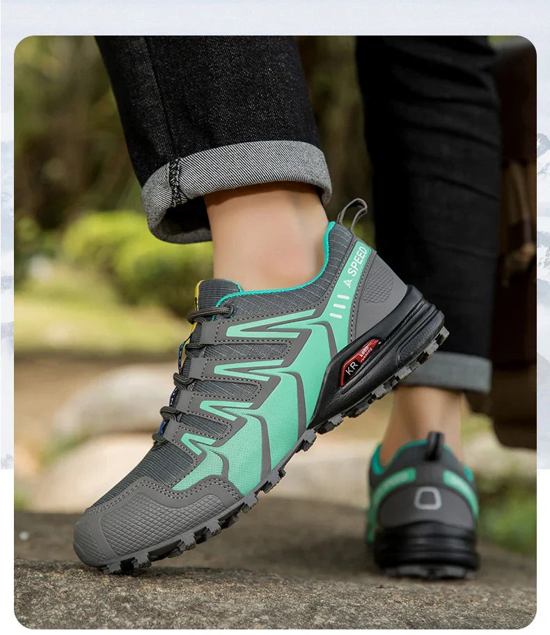 Men Women Waterproof Hiking Shoes Outdoor Camping Trainers Mountain Climbing Trekking Sneakers Walking Hunting Tactical Boots