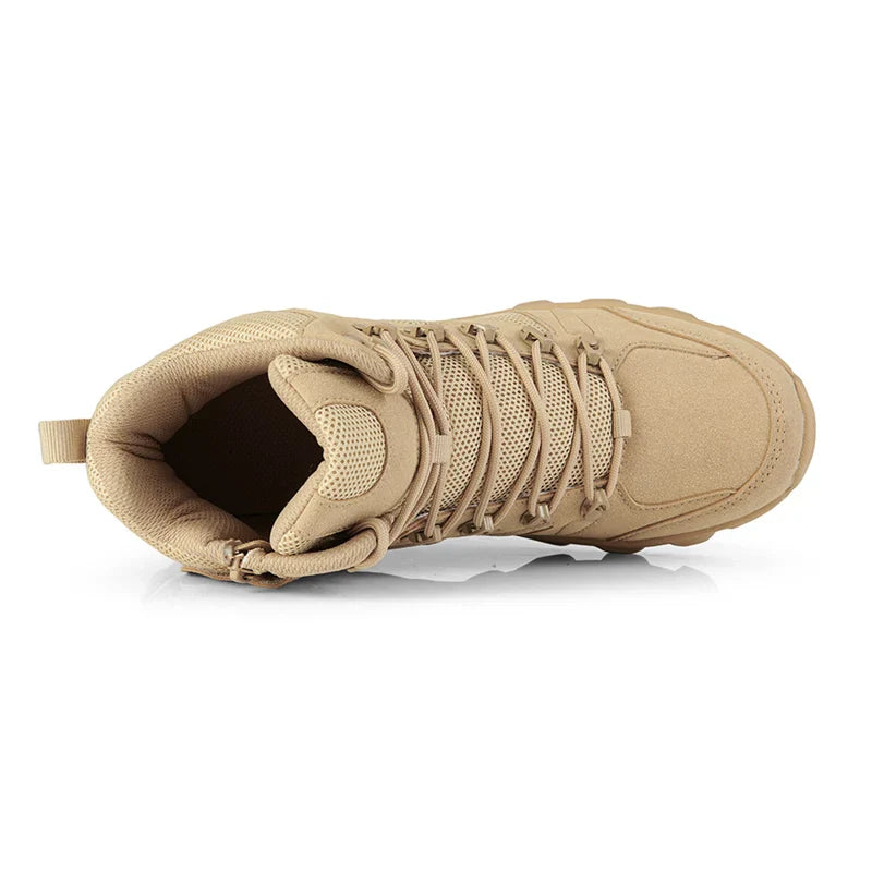 Upgraded Tactics Combat Training Boots Male Outdoors Camping Anti-wear Rapid Response Hiking Shoes Fishing Hunting Sneakers Men