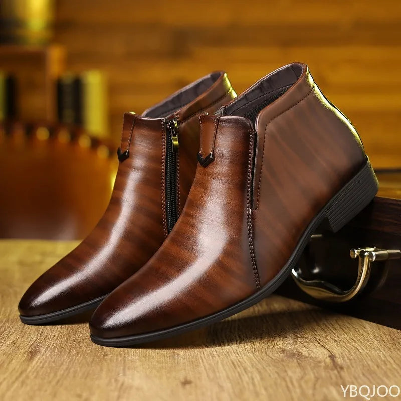 Men’s Elegant Minimalist Dress Shoes – Comfortable Formal Footwear (EU 40–48)