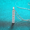 D Color 5 Gems Full Moissanite Necklace for Women Man Sparkling Lab Created Diamond Pendant S925 Sterling Silver 925