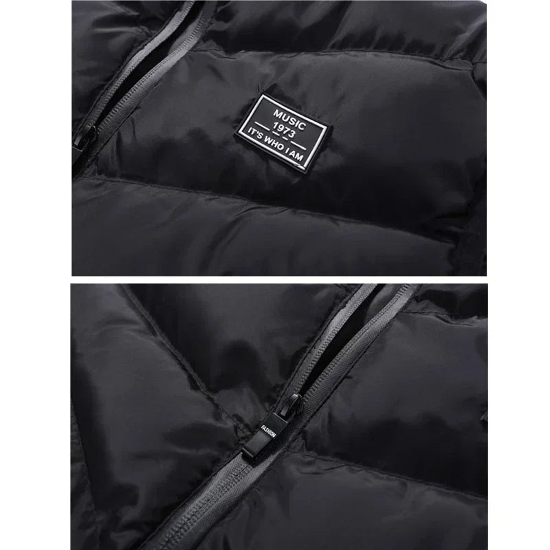 8XL 7XL Plus size vest men Brand Men Jacket Sleeveless Vests Winter Jackets man Casual Coats Men's Vest Cotton Thicken Waistcoat