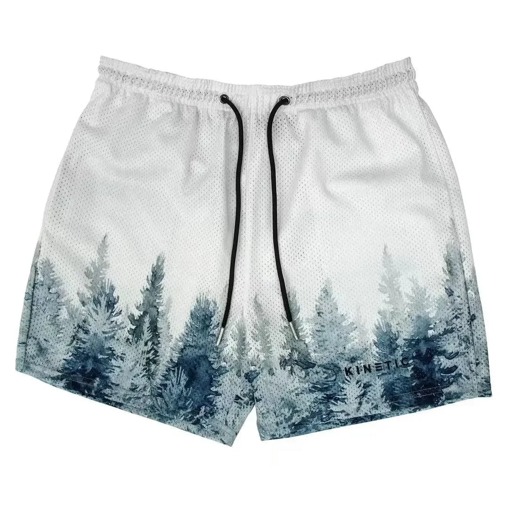 Summer Mens Sports Gym Fitness Running Basketball Short Pants Quick Dry Mesh Trend Jogger Beach Casual Motorcycle Shorts