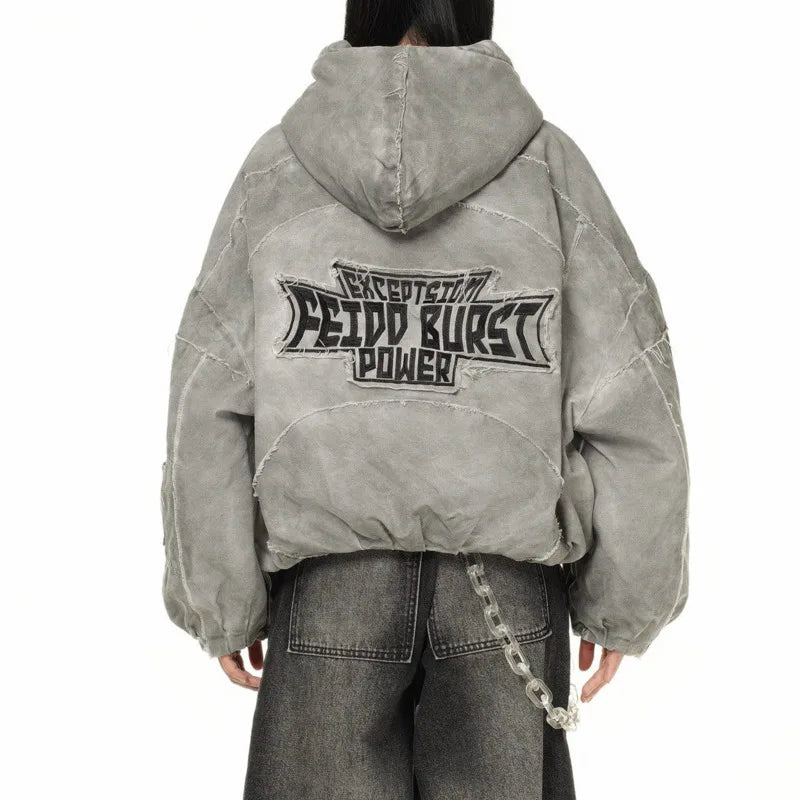 Autumn Winter New Men's Tide Original Design Techwear High Street Fashion Trend Vintage Jacket Chic Casual Coats Ins HK6132