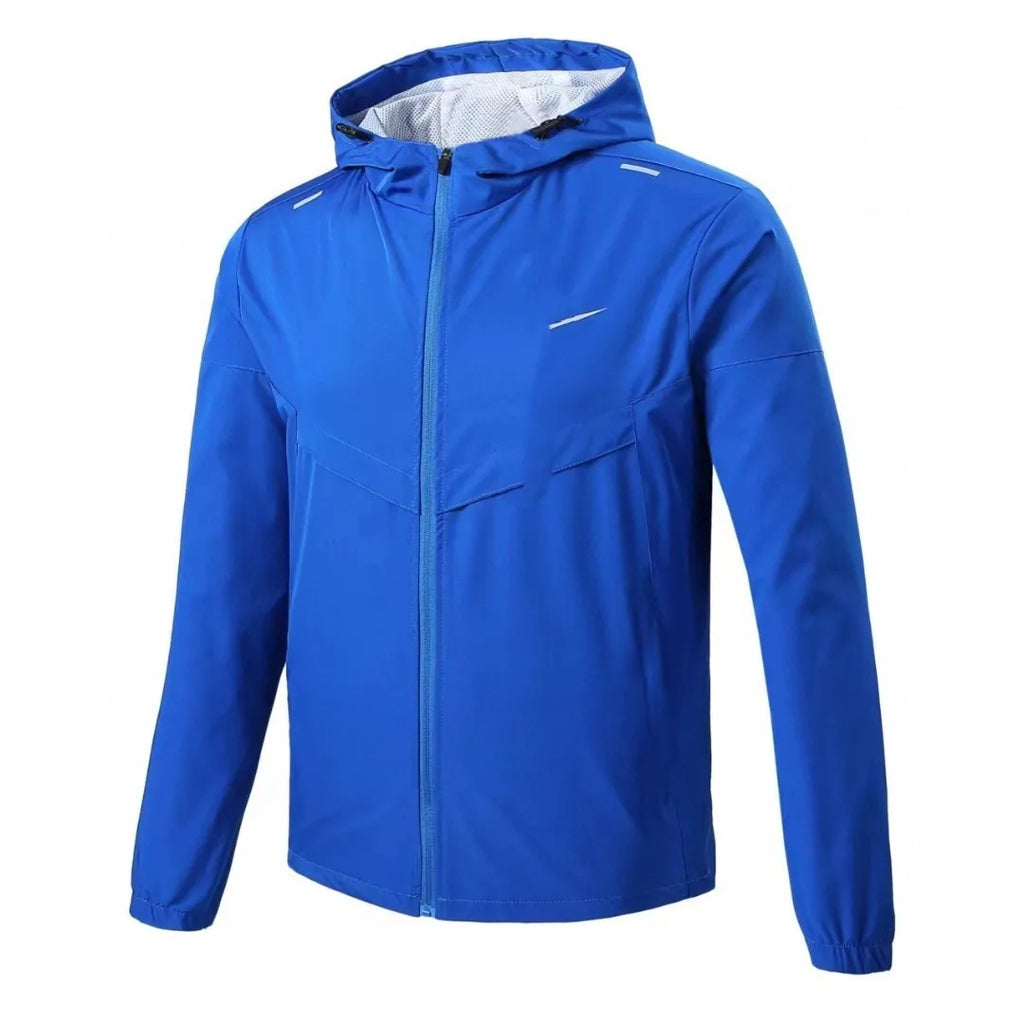 Fall 2025 Hooded Windproof Sports Jacket Casual Couple's Coat 9071 Polyester Nylon Fiber Zipper Closure Regular Fit