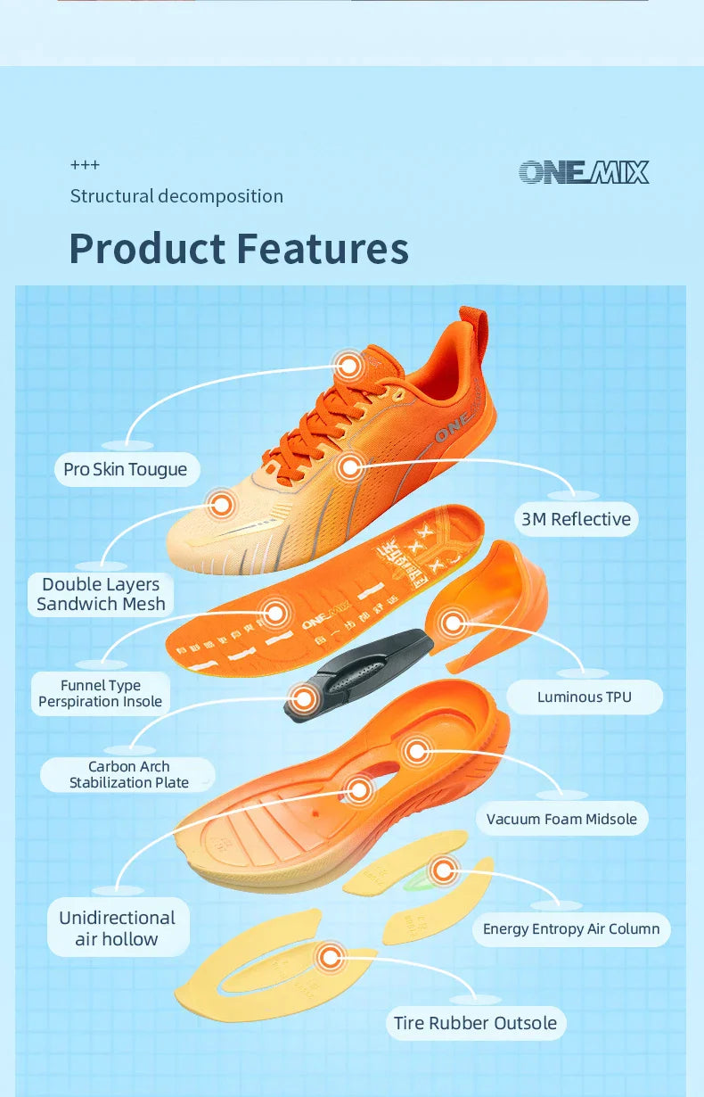 New Cushioning Running Shoes For Men Suitable Heavy Runners Lace Up Sports Women Non-slip Outdoor Athletic Male Sneakers