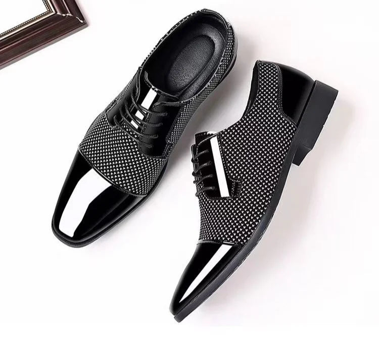 Dress Shoes Man Casual Business Pointed Toe Social Shoe for Men Breathable In Summer Leather Luxury Designer Clothing Low Price