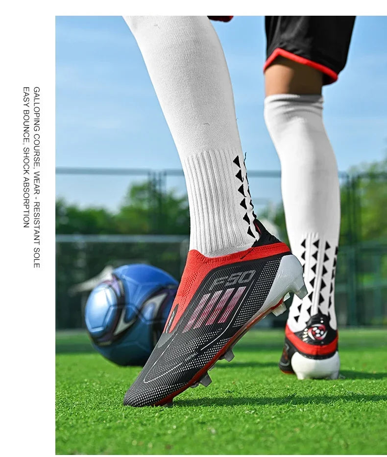 Men New Professional Football Boots Original Resistant Casual Grass Outdoor Non Slip High Quality Comfortable Male Soccer Shoes