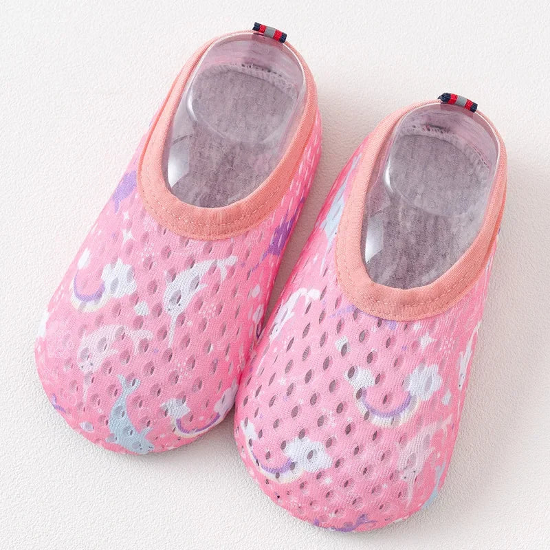 Children Beach Shoes Baby Soft Floor Indoor Slipper Snorkeling Swim Socks Boys and Girls Anti-slip Home Barefoot Kids Slippers