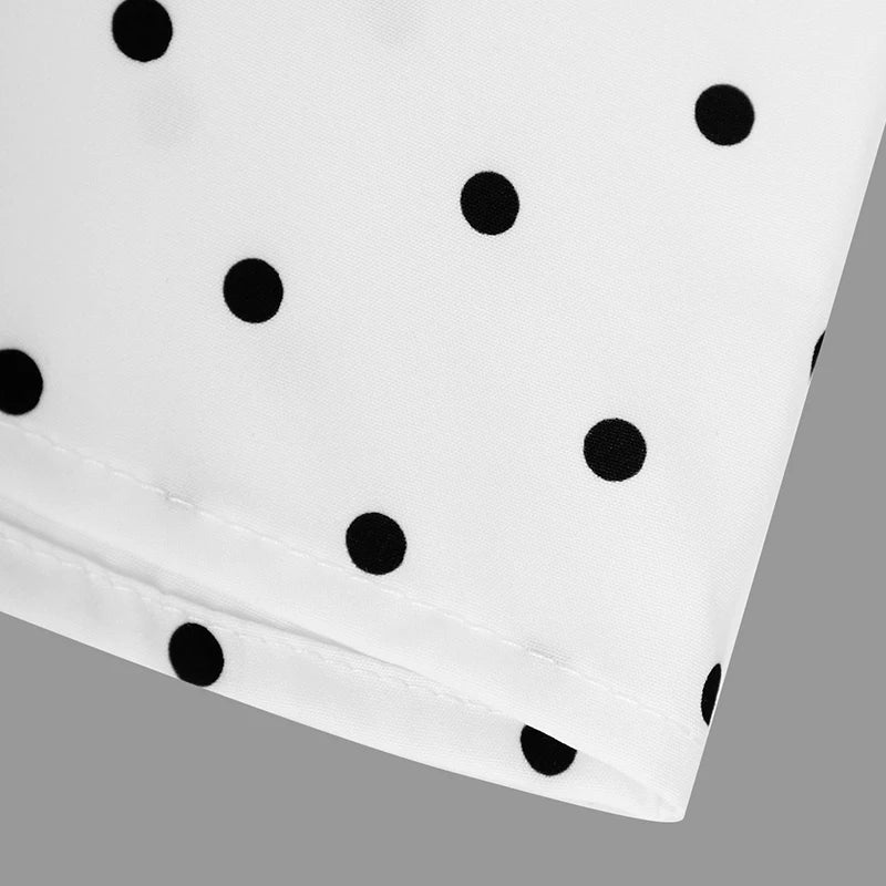 Women New Long Dresses Summer Elegant Upgraded Version Casual Polka Dots Party Dress Graceful Holiday Casual Slim Female Dresses