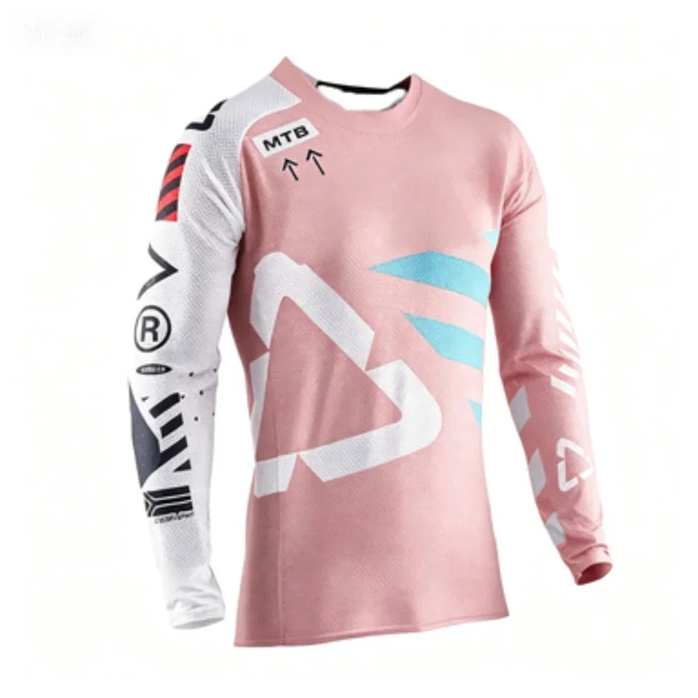 Professional MTB Long-Sleeve Cycling Jersey Breathable Outdoor Sports Top Comfortable Durable Riding Gear