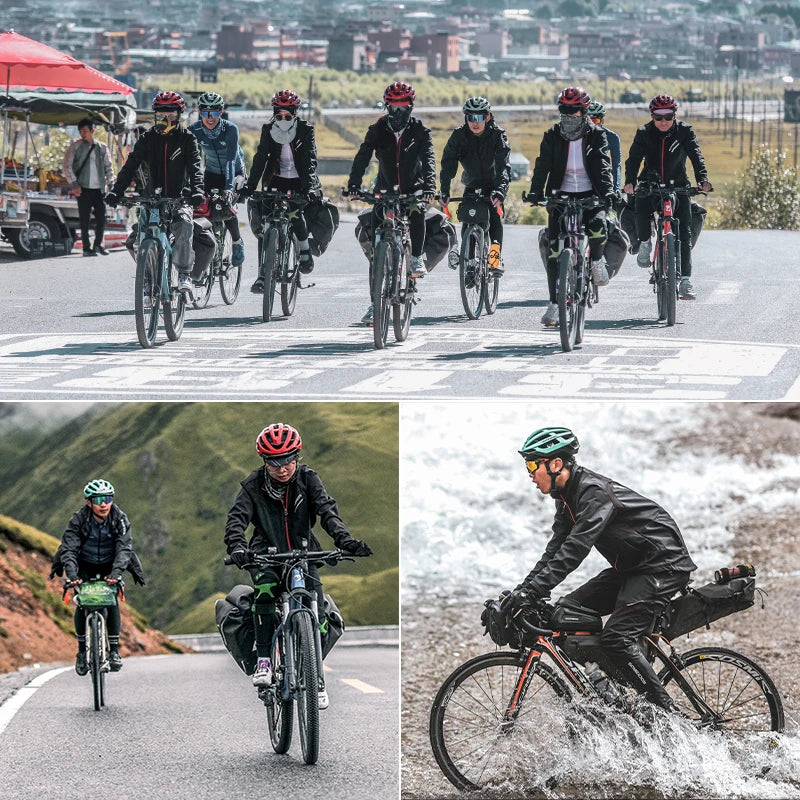 Winter Warmer Bicycle Jackets Windproof Thermal Fleece Bike Tops Coat Men Women MTB Road Sports Cycling Jerseys Jacket
