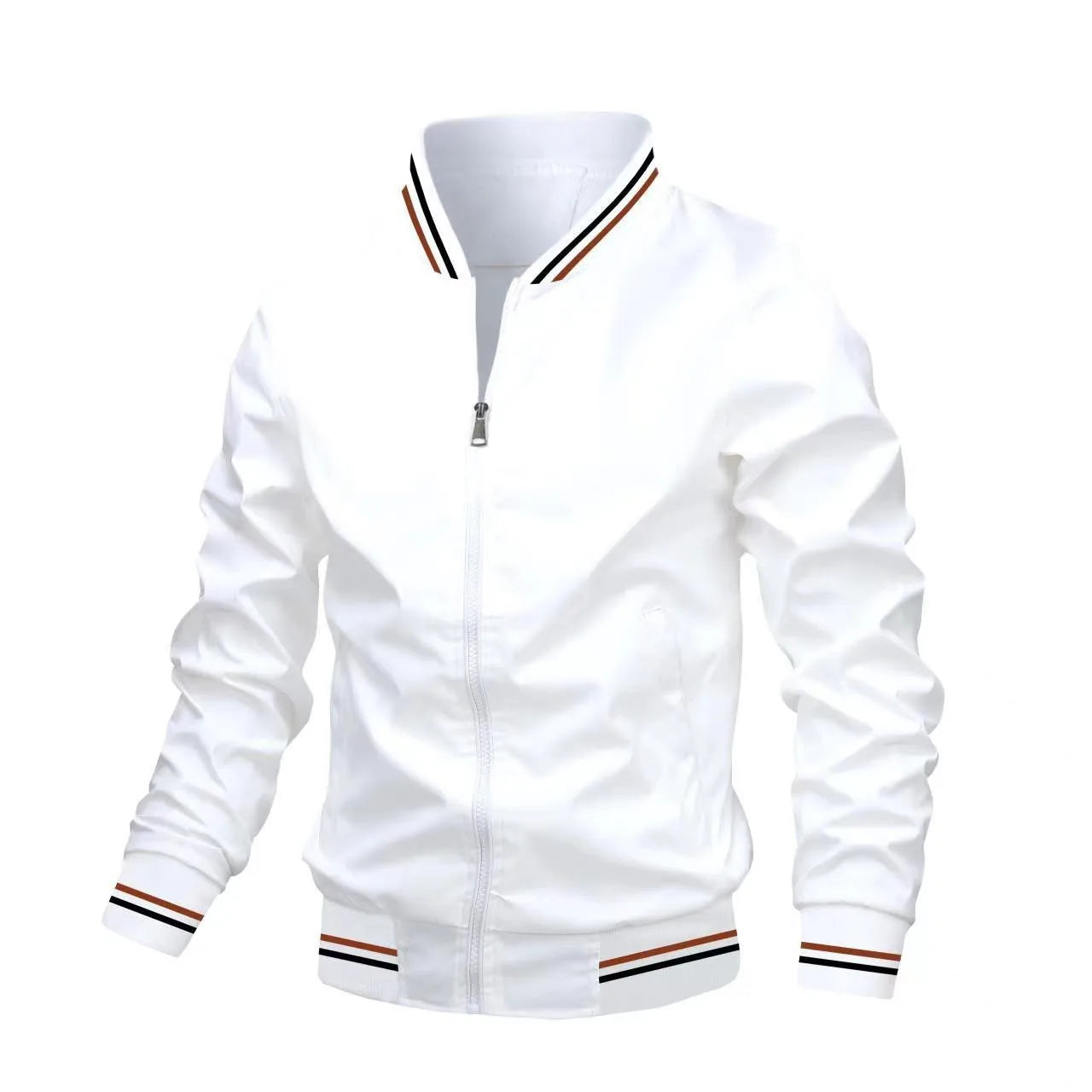 2024 Spring Summer Bomber Jacket Men Black Casual Slim Fit Baseball Mens Jackets New Autumn Fashion High Quality Jackets for Men