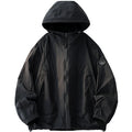 UPF50+ Men's Hooded Sunscreen Jacket Summer Ultra Thin Zipper Pocket Windbreaker Elastic Cuffs Outdoor Hiking Fishing Skin Coats