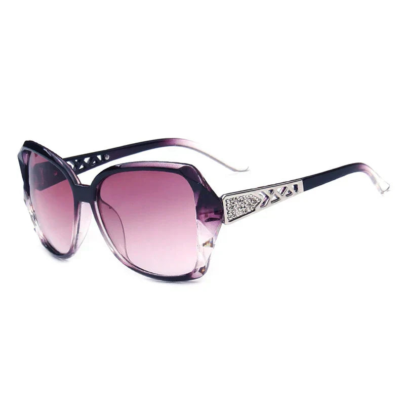 New 2022 big box polarized sunglasses han edition tide female uv web celebrity sunglasses driving round glasses female