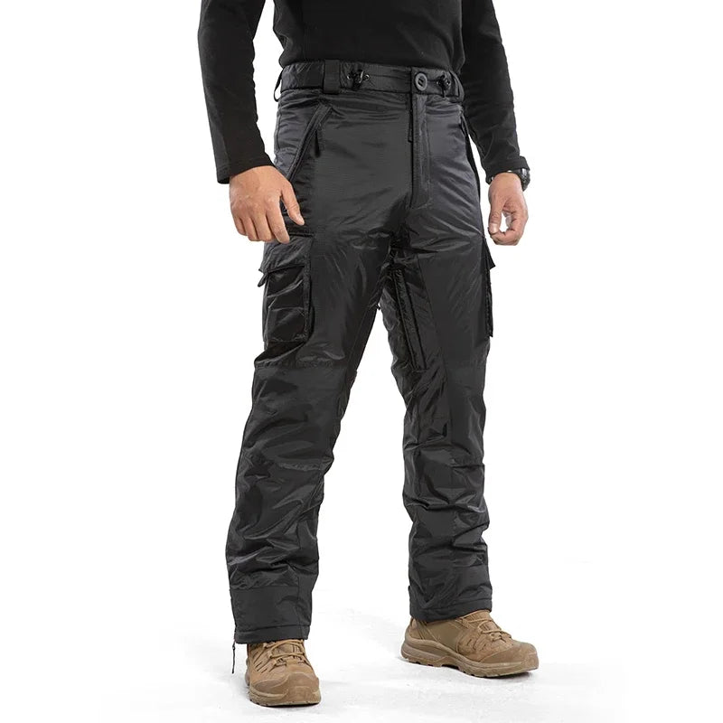 Winter Outdoor Camouflage Tactical Military Warmth Mountaineering Hiking Men Splash and Wind Proof Ski Pant