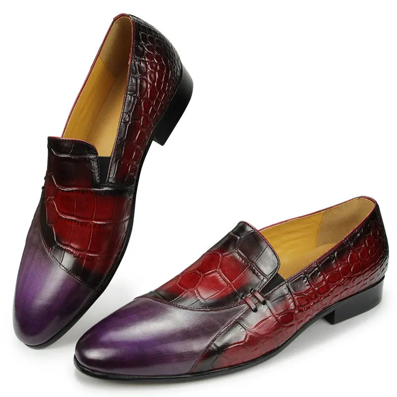Luxury Genuine Leather Men Loafers Summer Casual Shoes Comfy Slip-on Fashion Drive footwear Boat Shoes Breathable Casual Shoes