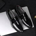 Business Pointed Toe Men's Formal Loafers Shoes Spring Autumn New Legitimate Leather Footwear Cheap Clearance Social Shoe Male