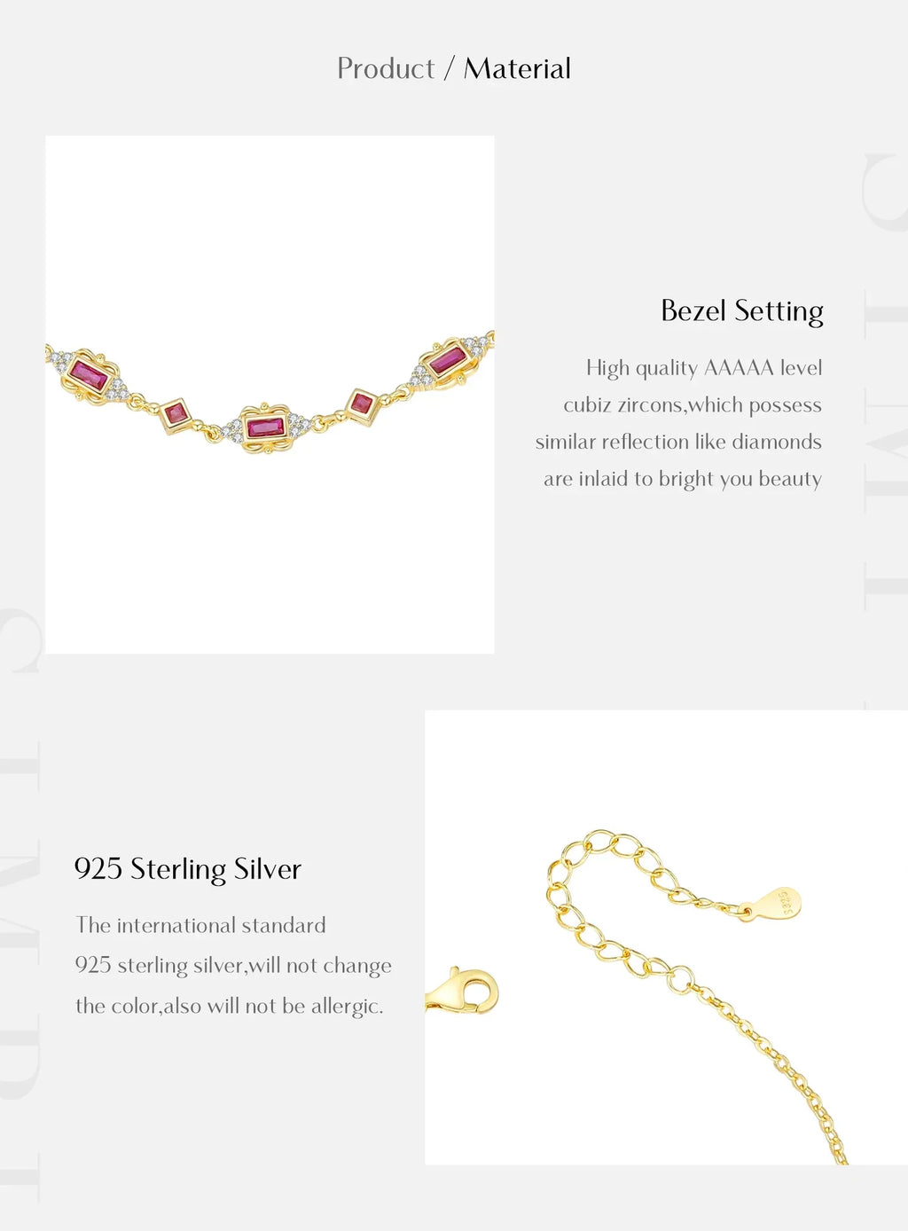 925 Sterling Silver Exquisite Retro Crown CZ Bracelets Gold Color Adjustable Link Chain Bracelets For Women Jewelry