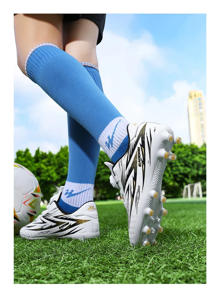 Kids Soccer Shoes FG/TF Football Boots Professional Cleats Grass Training Sport Footwear Boys Outdoor Futsal Soocer Boots 28-39
