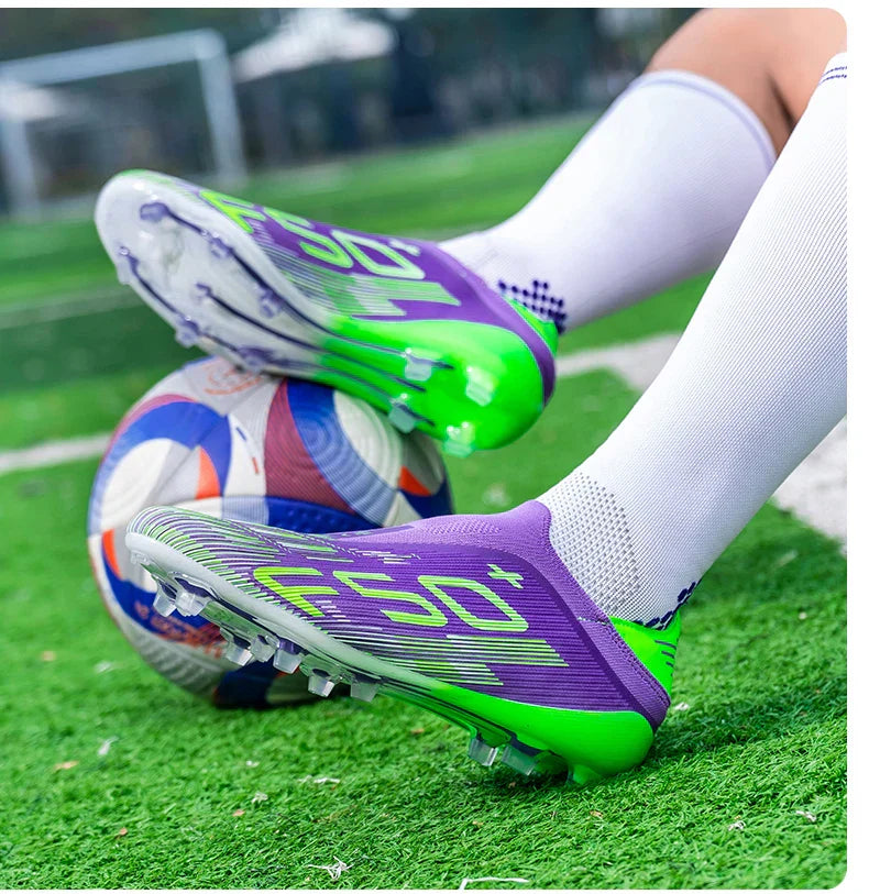New Men's Soccer Shoes Grass Ultralight Sport Comfortable Indoor Cleats Non Slip Fg Turf Futsal Adult Non-Slip Football Boots
