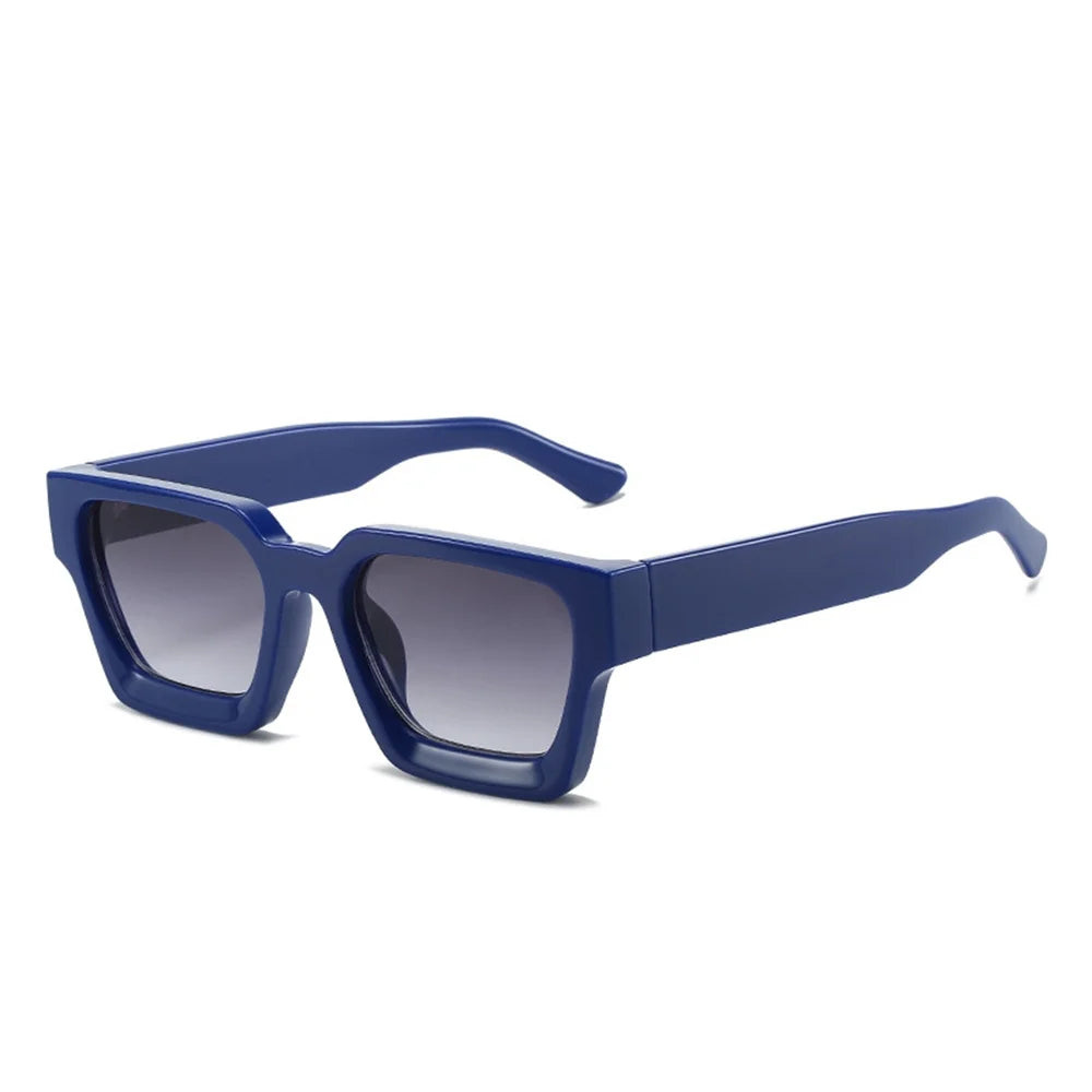 Men Square Frame Sunglasses 2025 Luxury Brand Designer Sun Glasses Retro Trendy Shades UV400 Unisex Women Glasses New
