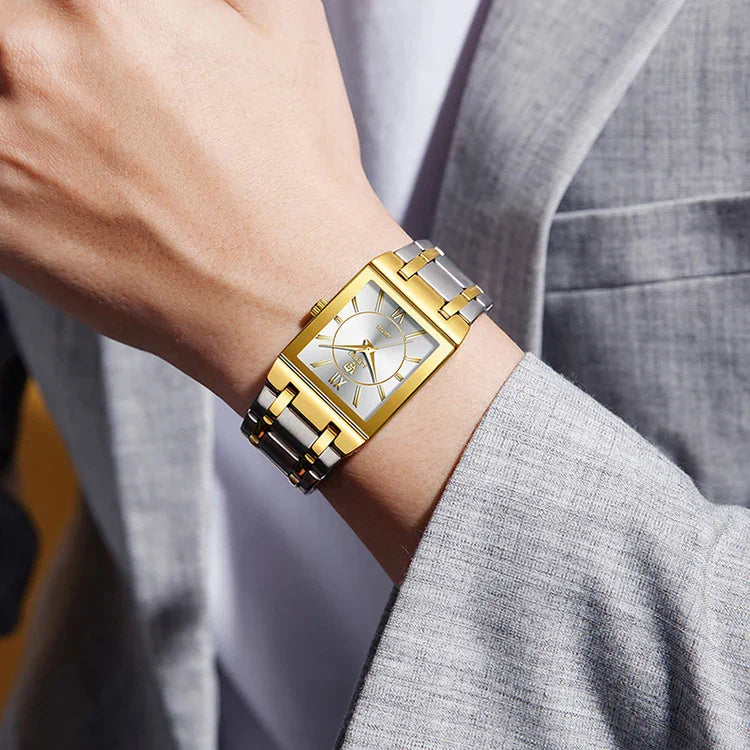 Luxury Golden Quartz Wristwatches For Female Girl Male Fashion 30m Waterproof Women Ladies Mens Watches Relogio Feminino