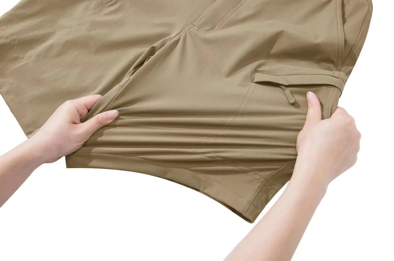 Waterproof Cargo Shorts Men's Summer Quick Dry Hiking Shorts Outdoor Multi-pockets Camping Training Work Shorts Man