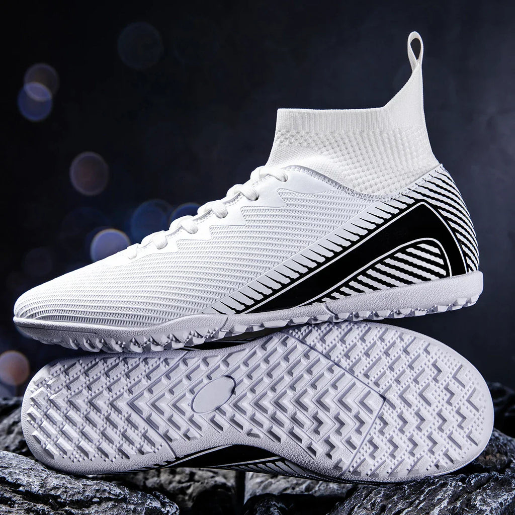 Men's match football shoes TF broken nail outdoor sports shoes provide super strong grip