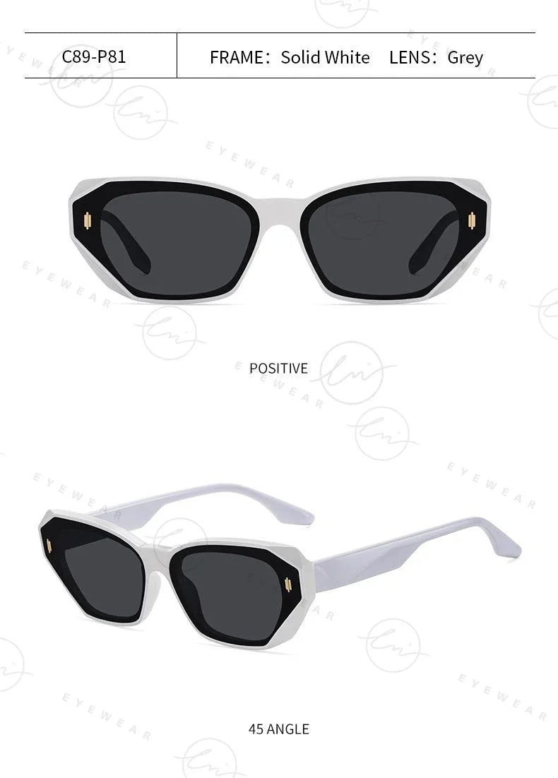 2024 Trending Cat Eye Polarized Sunglasses For Women Fashion TR90 Ladies Eyewear UV400 High Quality Gafas de sol