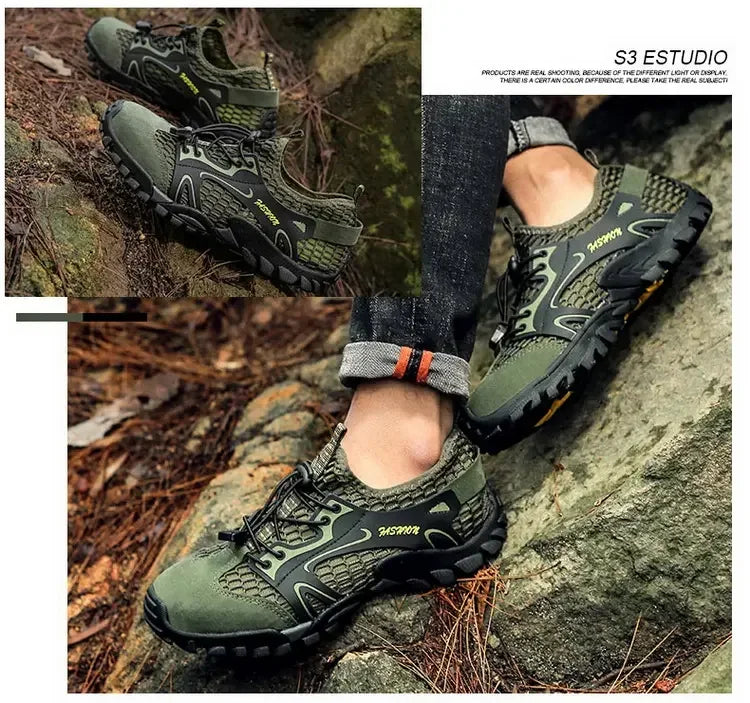 Wear-resistant Shoes for Men Hiking Shoes Jogging Trekking Sneakers Fast Zapatos Outdoor Hombre Invierno Outdoor Anti-slip
