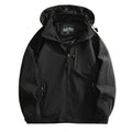 Men’s waterproof hiking jacket, breathable hooded windbreaker, quick dry outdoor coat, autumn, M–5XL