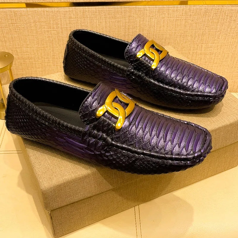 Plus Size 38~48 Mens Loafers Brand Corduroy Casual Leather Designer Vintage Slip-on Classic Men Driving Wedding Male Dress Shoes