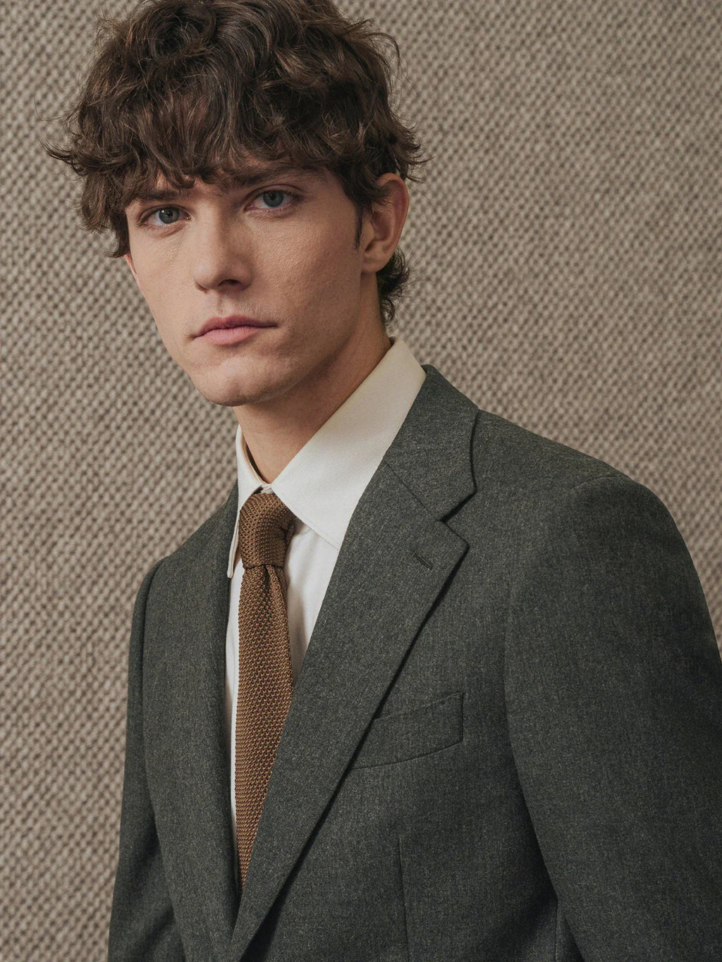 100% Wool Mens Suits Set Blazer + Pant Green Luxury Wedding Groom Wear Simple Style Fashion Man Suit Slim Fit Casual Clothes
