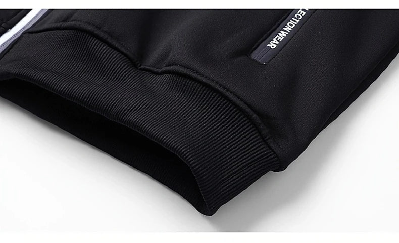Winter Lambswool Zipper Hoodies Thicken Warm Jackets Long Sleeve Sweatshirts Casual Sports Fleece Black Coats Hooded Men Coat To