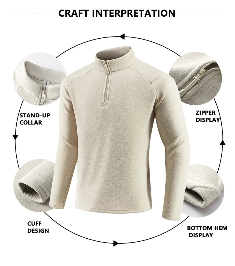 SBWL Autumn/winter high quality men autumn and winter outdoor sports skiing, running and cycling with warm long sleeve T-shirt