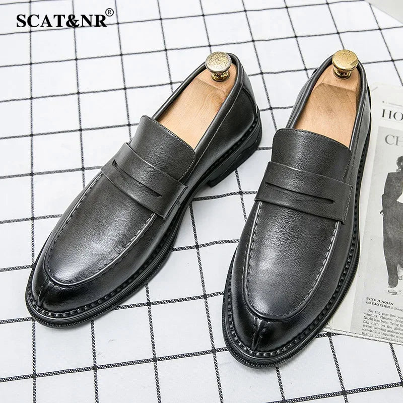 Men's Formal Leather Dress Shoes – Classic Business Footwear for Office & Events EU 40–48
