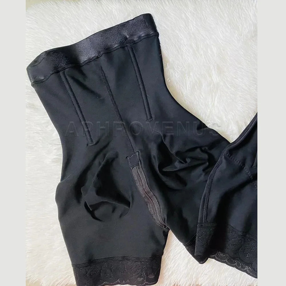 Fajas Colombianas High Compression Body Shaper with Bones Slimming Waist Trainer Shapewear Post Surgery Butt Lifter Shaper