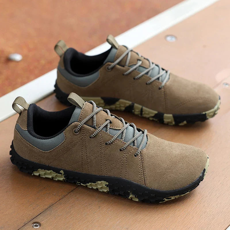 Outdoor Wide Toe Barefoot Men Hiking Shoes Minimalist Walking climbing Shoes Comfort Breathable Zero Soles Man Casual Sneakers