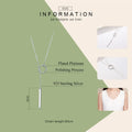 Genuine 925 Sterling Silver Round Circle Line Geometric Pendant Necklaces for Women Sterling Silver Jewelry SCN304