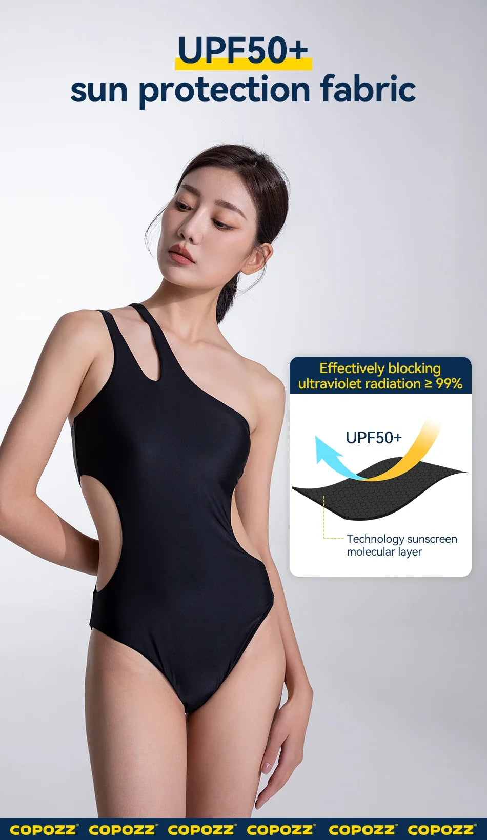 One Piece Swimsuit Women Solid Bathing Suit Bodysuit Push Up Swimsuit Monokini Beachwear One-shoulder Swimwear Tankini