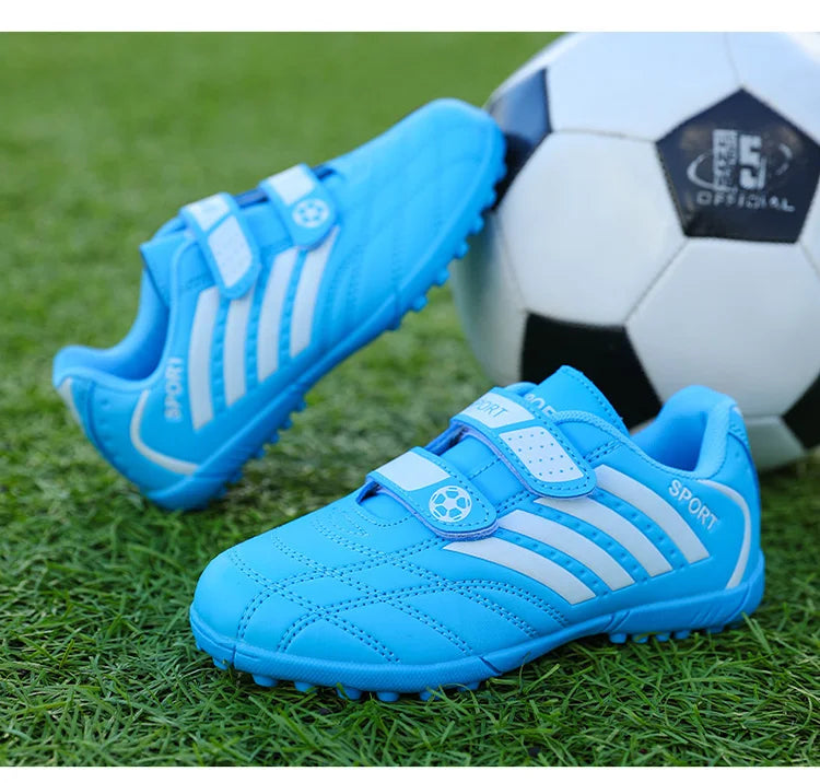 Hot Sale Children Soccer Shoes Cheap Football Cleats Training Football Boots Kids Boy Futsal Turf Sneakers zapatos de fútbol