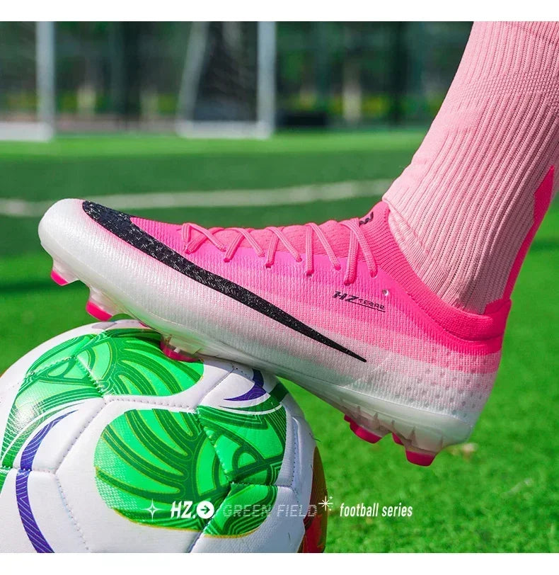 New Men Soccer Shoes Hot Sale Women Professional Football Boots Futsal Cleats Ultralight Unisex High-quality TF/FG Sneakers
