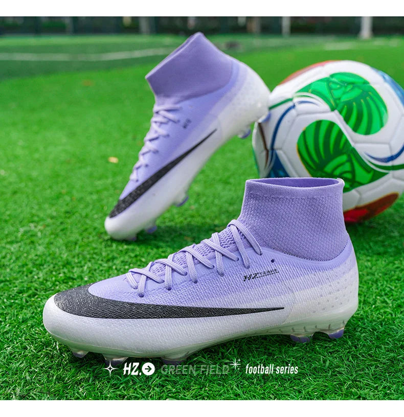 New Men Soccer Shoes Hot Sale Football Boots Women Professional TF/FG Sneakers Unisex High-quality Futsal Cleats Ultralight