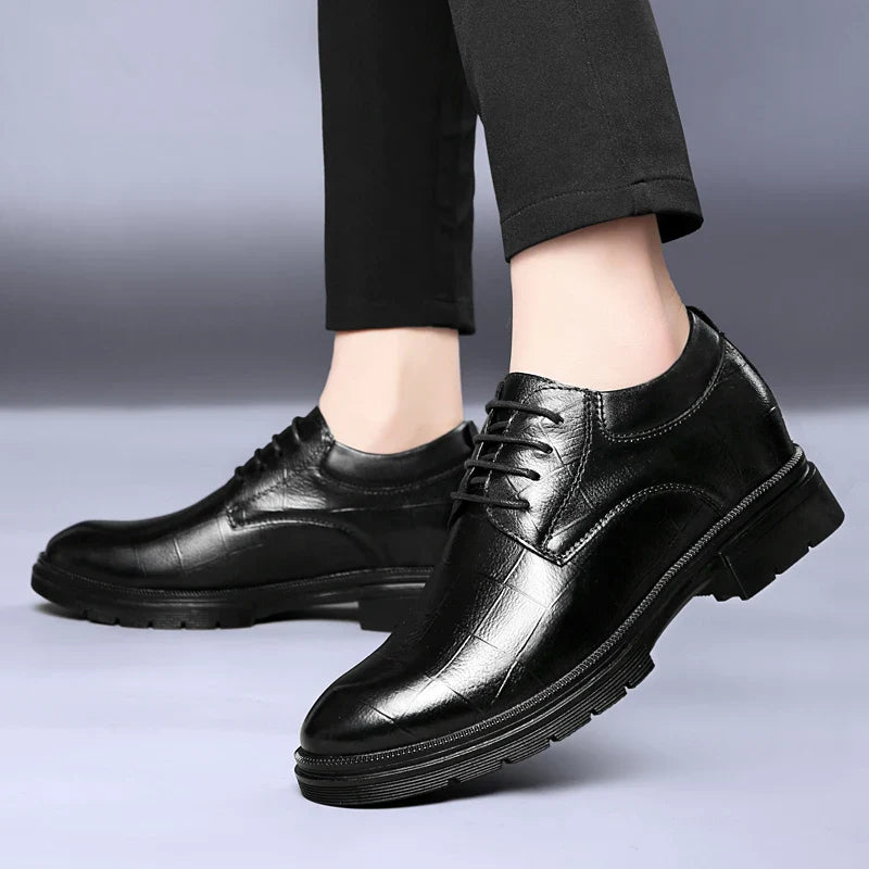 Genuine Leather Men's Oxford Shoes Lace Up Casual Shoes Comfortable Sneakers Outdoor Male Walking Shoes Formal Dress Footwear