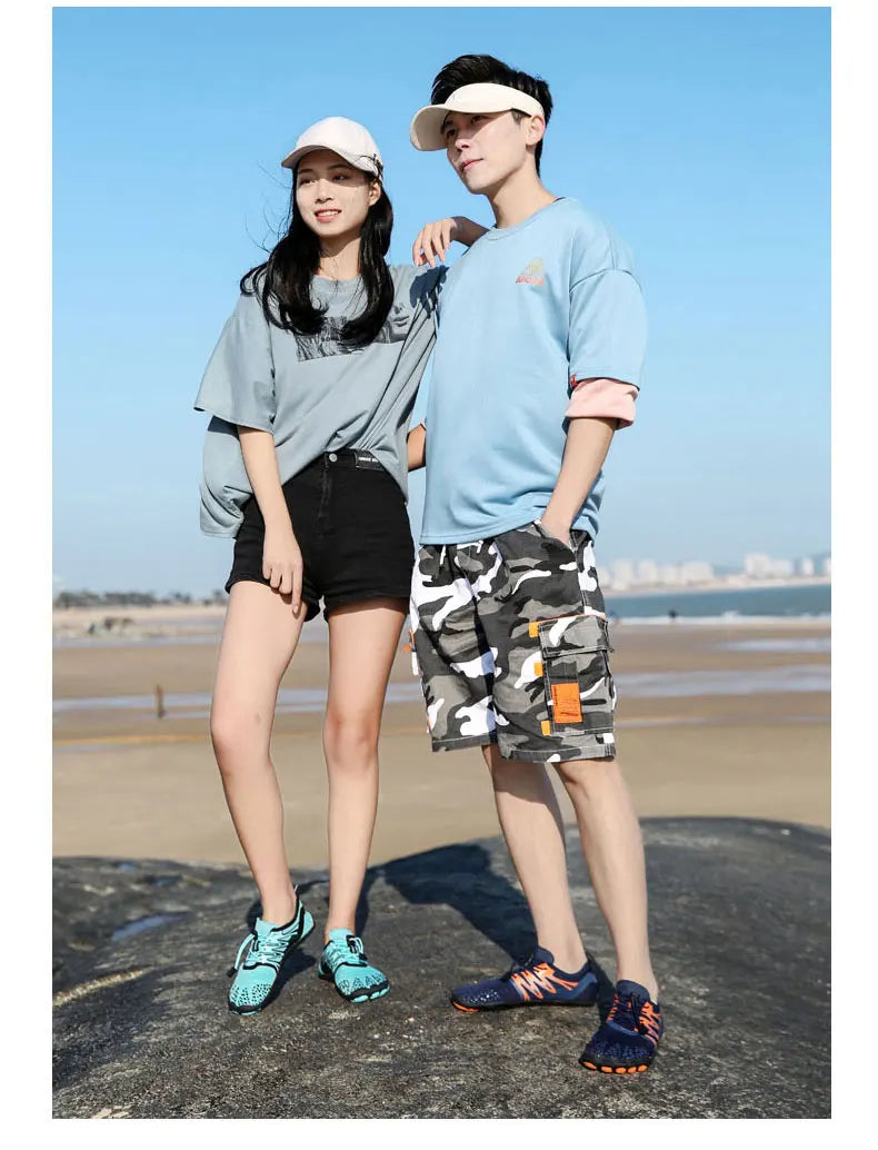 Men Women Barefoot Outdoor Sports Aqua Shoes Quick-dry Beach Swimming Fitness Wading Hiking Cycling Water Sneakers shoes