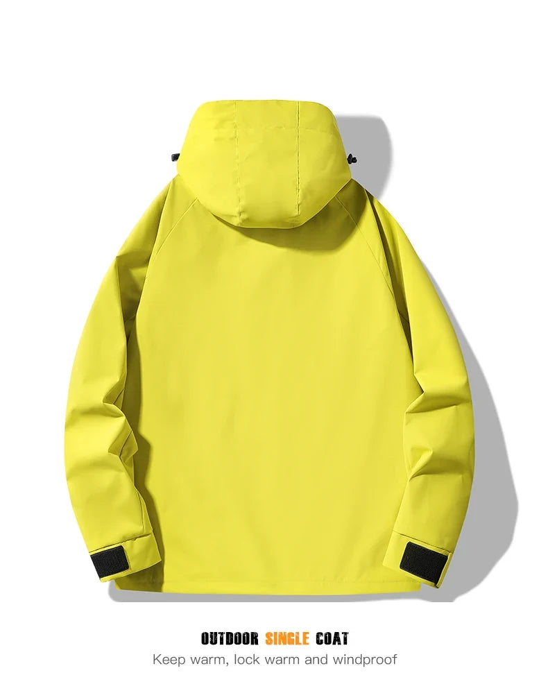 Women's Men's Waterproof Jacket Climbing Hiking Camping Trekking Windbreaker Unisex Outdoor Windproof Rain Coat Antifouling