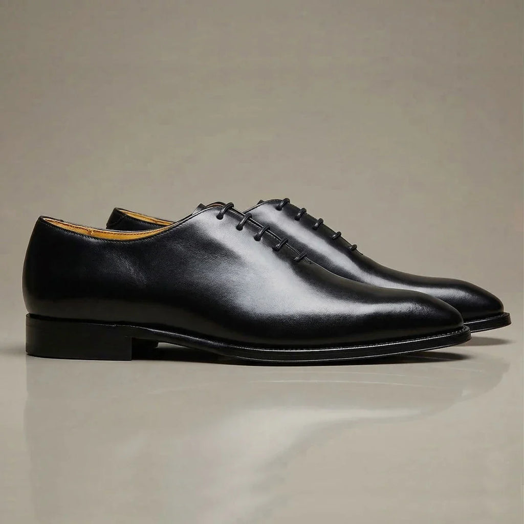 Oxford Dress Shoes Full-Grain Leather for Men Business Office Shoes