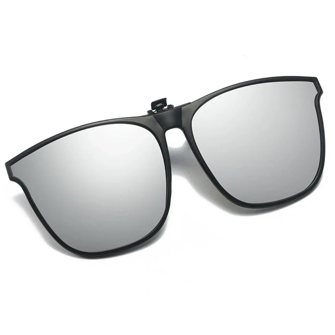 New PC Clip Sunglasses for Outdoor Fishing and Driving. Clip Sunglasses for Day and Night Use.