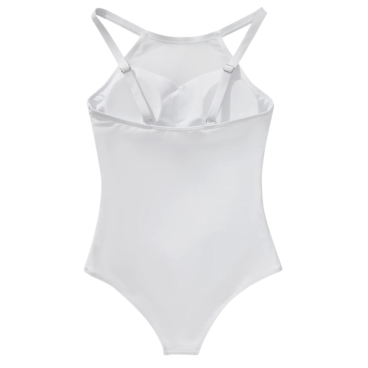XL Size One Piece Swimsuit Women Mesh Hollow Out Swimwear For Women Solid Padded Push Up Plus Size Summer Bathing Suits Female
