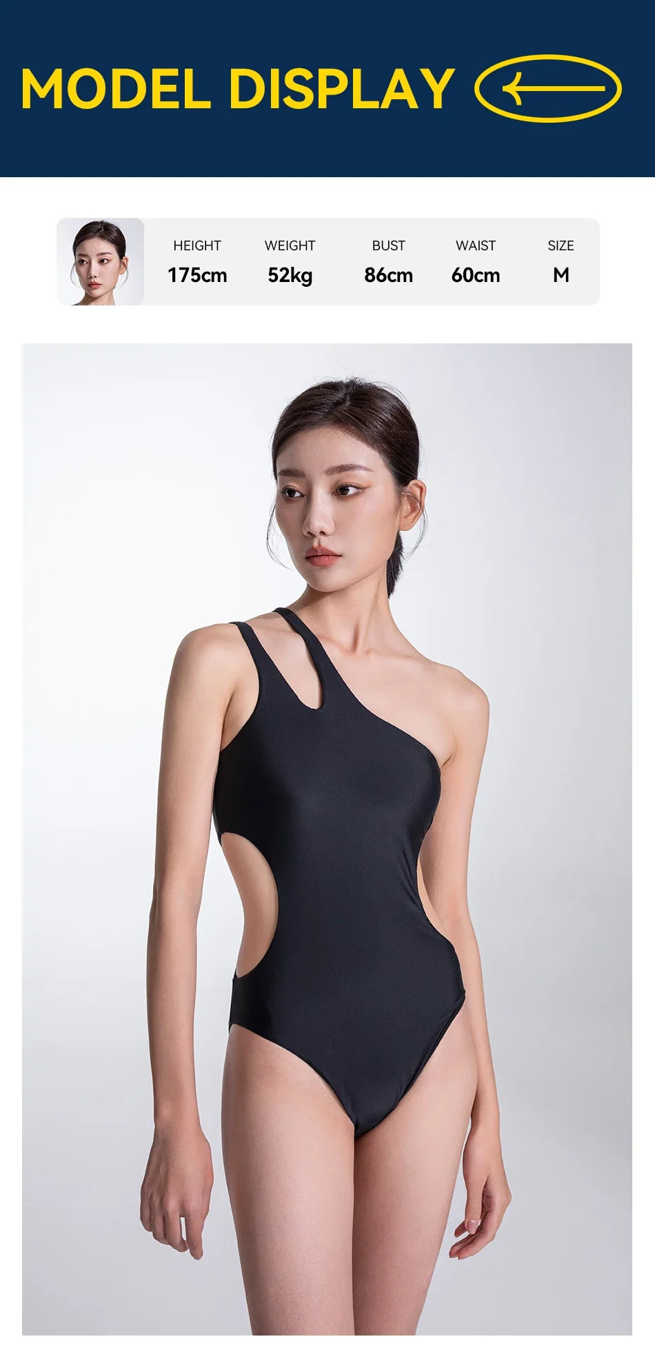 One Piece Swimsuit Women Solid Bathing Suit Bodysuit Push Up Swimsuit Monokini Beachwear One-shoulder Swimwear Tankini